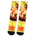 thumbnail image 3 of Nintendo Super Donkey Kong DK Gone Bananas! Sublimated Crew Socks, 3 of 6
