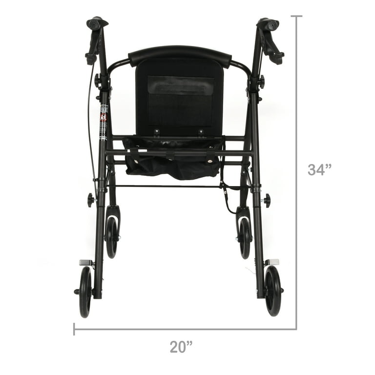 Equate Rolling Walker For Seniors, Rollator Walker With, 47 OFF