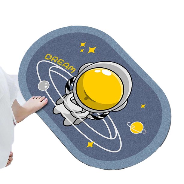40*60 Alfombra de baño, alfombra de baño súper absorbente de piel de Napa, alfombrilla de baño fina de secado rápido, alfombrilla antideslizante para el suelo