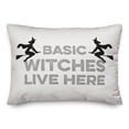 thumbnail image 2 of Creative Products Basic Witches Live Here 14x20 Spun Poly Pillow, 2 of 3
