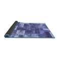 thumbnail image 2 of Ahgly Company Indoor Square Patchwork Blue Transitional Area Rugs, 6' Square, 2 of 4