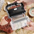 thumbnail image 3 of JY COOKMENT Meat Tenderizer Tool with 48 Stainless Steel Ultra Sharp Needle Blades, Detachable Kitchen Cooking Tool Best for Tenderizing, BBQ, Marinade, 3 of 6