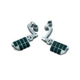 thumbnail image 2 of Kuryakyn 7555 Motorcycle Foot Controls: Longhorn Offset Trident Dually Highway Pegs with Magnum Quick Clamps for 1-1/4" Engine Guards/Tubing, Chrome, 1 Pair, 2 of 2