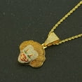 thumbnail image 1 of Iced Bling Crazy Clown Pendant & 24" Box, Rope, Cuban Chain Hip Hop Necklace, 1 of 3