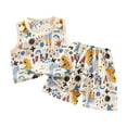 thumbnail image 1 of Odeerbi 1-11 Años Niños Niñas Pijama de Verano de Algodón de Manga Larga Conjunto de Pantalones Con Estampado Suave Ropa de Dormir Conjuntos de Pijama de Dos Piezas, 1 of 4