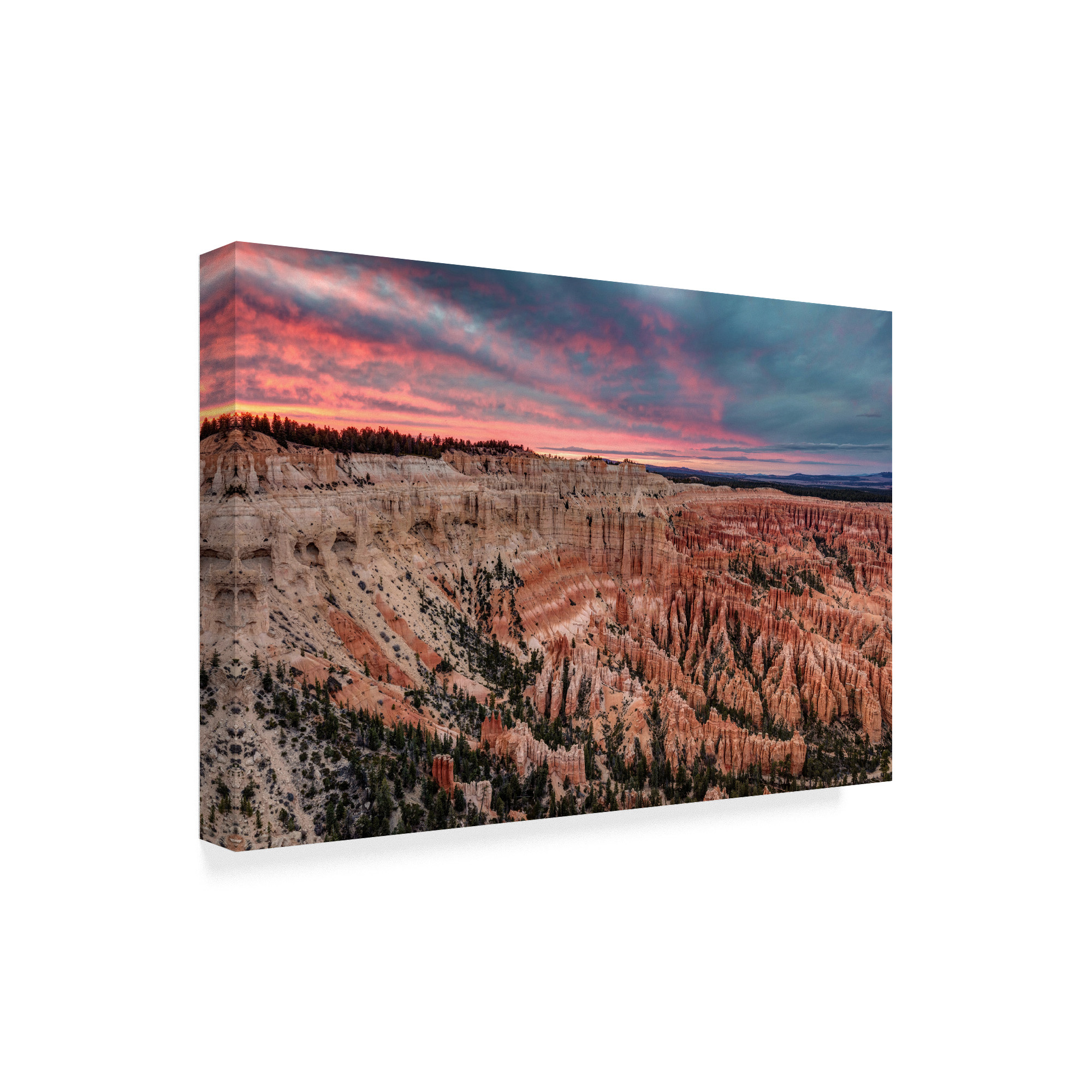 Trademark Fine Art 'Bryce Canyon Sunset' Canvas Art by Pierre Leclerc