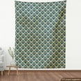 thumbnail image 3 of Ambesonne Damask Fabric by the Yard Upholstery, Medieval Classic Motifs, 3 Yards, Multicolor, 3 of 4