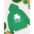 thumbnail image 6 of Tstars Boys Unisex Cute Irish Shamrock St Patricks Day Clover Kids St Patricks Day Cute Shirts Gift for Boys Irish Shirt Pride Proud Irish Toddler Kids Hoodie, 6 of 6