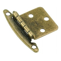 Amerock BP7678BB-XCP5 Face Frame Non- Self-Closing Cabinet Hinge Burnished Brass - pack of 5