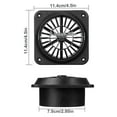thumbnail image 3 of Sidaley Negro Universal 75mm Dies-el conducto de calentador tubo de conducto salida de aire caliente salida de ventilación salida de Vehículos, repuestos y accesorios Mis, 3 of 6