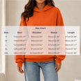 thumbnail image 5 of Diufon Fall Hoodies for Women Long Sleeve Fleece Thermal Oversized Sweatshirt with Front Pocket Winter Basic Loose Pullover, 5 of 8