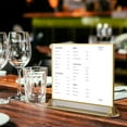 thumbnail image 4 of Acrylic Phnom Penh Table Card Wedding Number Plate Menu Stand Table Card, 4 of 4