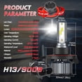 thumbnail image 6 of Applies to 30,000 lm H13 LED Headlight Kit for High/Low Beam, 6 of 8