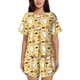 thumbnail image 1 of Fotbe Rabbit Hunger Conjunto de Pijama Estampado para Mujer, 2 Piezas, Ropa de Dormir con Camiseta de Manga Corta y Shorts Suaves-X-Large, 1 of 6