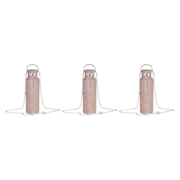 Injueey Portable Vacuum Cup 500ml/17oz Glitter Bottle Water Kettle Type1