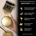 thumbnail image 4 of Black Oud Candle Highly Scented Soy Candel Clean Non Toxic Velas Aromáticas Gift for Men Pack of 1 5Oz Decorartive Travel Tin, 4 of 6