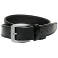 thumbnail image 6 of Casual Black Leather Belt by Nickel Smart® | Nickel Free Buckle with Black Leather Strap, Hypoallergenic Buckle Means NO Stomach Rash, Casual Black Leather Belt, 6 of 8