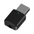 thumbnail image 2 of Matsuzay Transmisor y receptor Bluetooth Adaptador auxiliar de audio inalámbrico con conector de 3,5 mm Cables de audio/vídeo Negro, 2 of 6