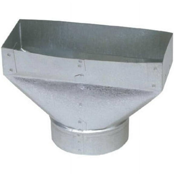 Imperial Manufacturing Group Imperial 30 Ga. 2-1/4 In. x 10 In. x 6 In. Universal Register Boot GV0698-C — Residential Use, Standard Application