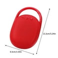 thumbnail image 2 of Nkmbld Portable Bluetooth Speakers Portable Wireless Speaker Enhanced LED Lighting Built-In Carabiner for Home Outdoor Adventures Travel Supports, Red, 2 of 5