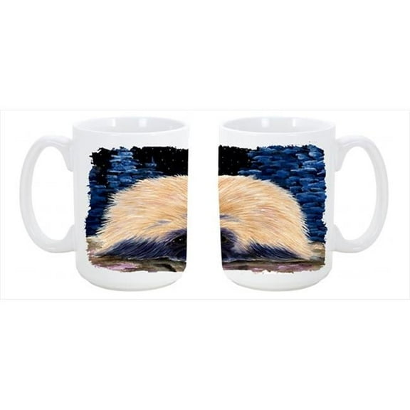 Starry Night Pekingese Dishwasher Safe Microwavable Ceramic Coffee Mug 15 oz.