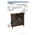 thumbnail image 3 of Pemberly Row Transitional Solid Wood 36" Entryway Cabinet in Light Golden Brown, 3 of 17