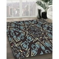 thumbnail image 2 of Ahgly Company Indoor Rectangle Patterned Silver Gray Novelty Area Rugs, 7' x 9', 2 of 6