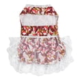 thumbnail image 3 of Atuendo dulce y elegante para mascotas para fiestas, bodas, días festivos y Navidad Vestido de princesa floral M, 3 of 8