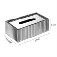 thumbnail image 2 of Hotel Restaurant Special Paper Box Commercial High-grade Stainless Steel Tissue Box Luxury Creative Napkin Box, 2 of 4