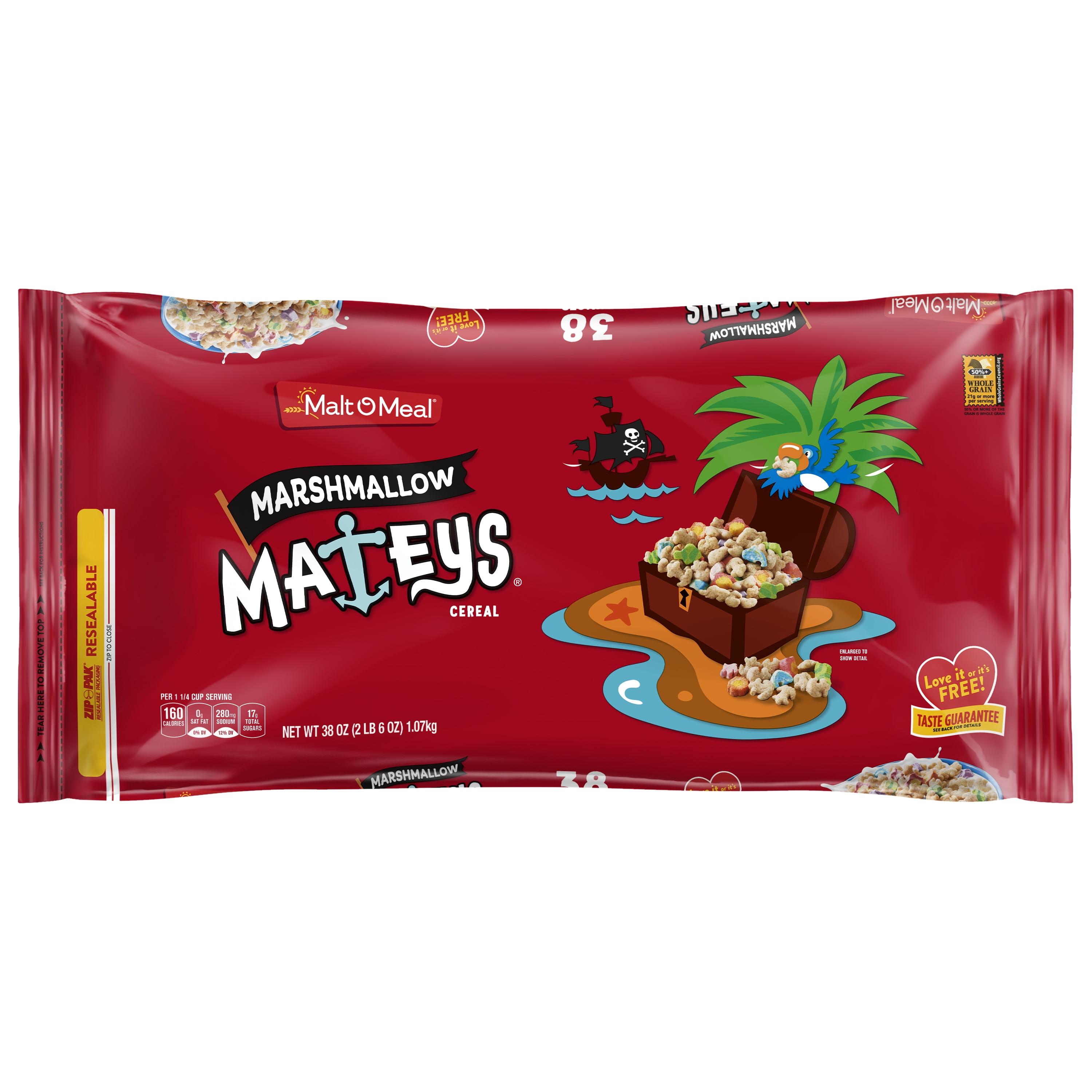 MaltOMeal Marshmallow Mateys® Kids Breakfast Cereal, Family Size