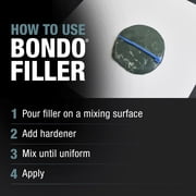 Bondo Short Strand Fiberglass Reinforced Filler SS-PT-ES, 21 oz