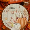 thumbnail image 5 of Single-Sided Printed Linen-Like Fall Placemats - 13.98in Maple & Pumpkin Themed Table Mats for Home Decor, Adds Festive Vibe to Dining Tables, Ideal for Fall Meals & Gatherings, 35.5cm, A, 5 of 6
