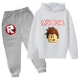 thumbnail image 1 of ROBLOX ropa de lana explosiva para niños y niñas, sudaderas con capucha y Leggings, conjunto de suéter, medio y grande, 2 piezas, 1 of 4