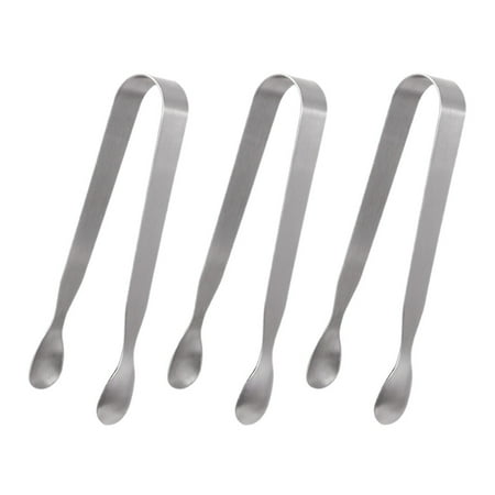 

3Pcs Stainless Steel Sugar Tongs Ice Tongs Useful Serving Tongs Food Tongs