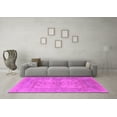 thumbnail image 3 of Ahgly Company Indoor Round Oriental Pink Industrial Area Rugs, 3' Round, 3 of 4
