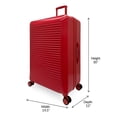 thumbnail image 2 of iFLY Volt 28" Expandable Hardside Checked Spinner Luggage, Red, 2 of 8