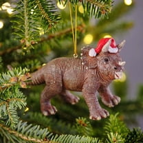 Gcvizuso Christmas Hats, Santa Hat, Christmas Little Red Riding Hood Decoration Dinosaur Pendant Ornament Pendant