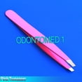 thumbnail image 2 of OdontoMed2011 Beauty Useful Tool Makeup Eyebrow Pink Tweezer Hair Remover Slanted Tip, 2 of 2