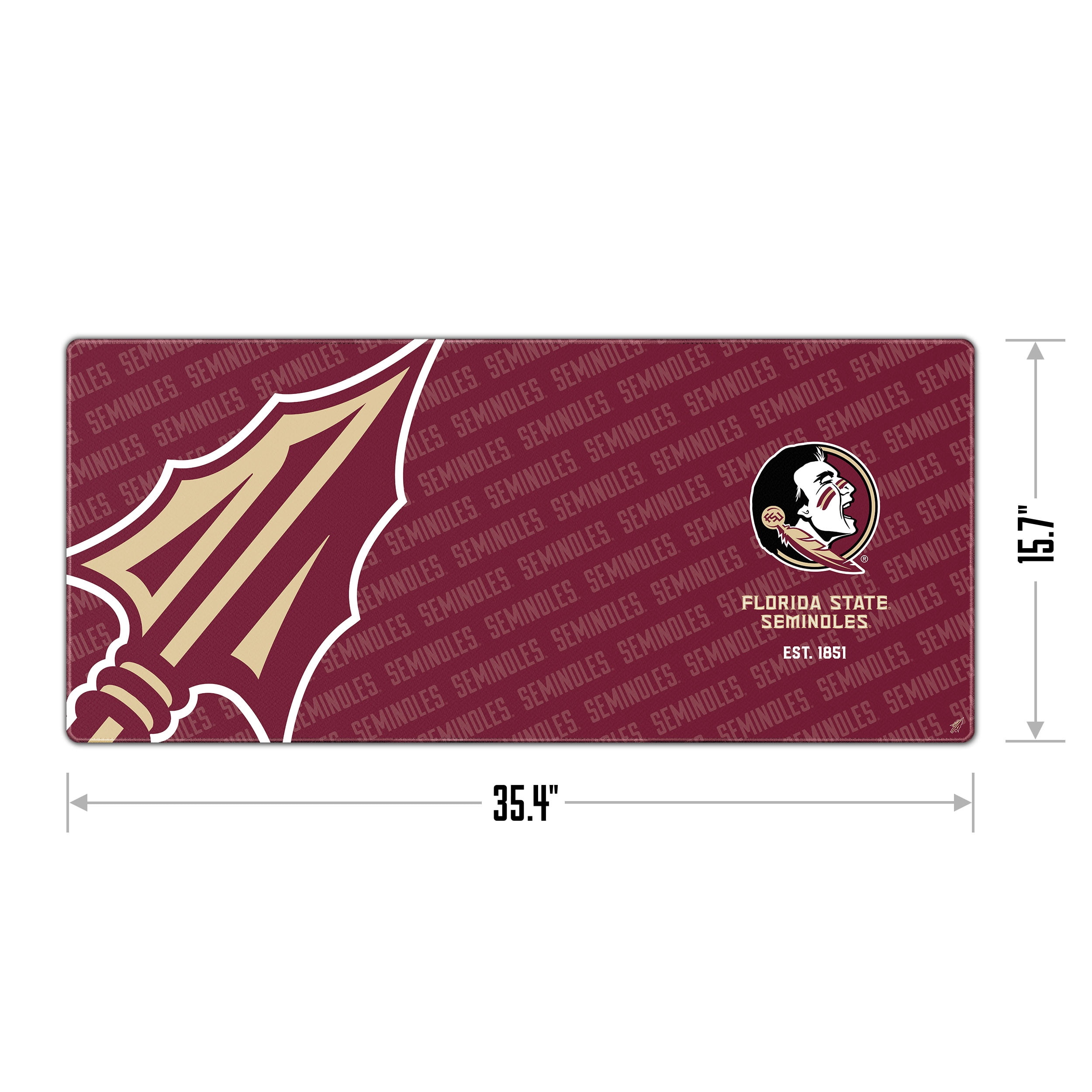 YouTheFan NCAA Florida State Seminoles Logo Series Desk Pad