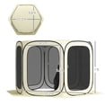 thumbnail image 3 of 11 x 11ft Beige Pop Up Screen Tent, UPF50+ Portable Camping Gazebo Screen House with Carry Bag, 3 of 8