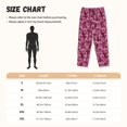 thumbnail image 3 of Fotbe Orchids Flowers Pantalones de Pijama para Mujer, Pantalones de Dormir, Pantalones Pj con Cordón y Bolsillos-Large, 3 of 6