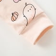thumbnail image 5 of CAIXIA Girls Halloween Outfit Cartoon Printed Long Sleeve Top Bottom 2-Piece Warm Autumn Outfit, 5 of 8