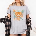 thumbnail image 2 of Pumpkin Halloween Baseball Ice Cream Drip Spooky Boys Youth T-Shirt, Multicolors, Size S-5XL, 2 of 5