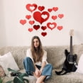 thumbnail image 4 of Removable Wall Art for Living Rooms Heart-Shaped Mirror Stickers, 4 of 5