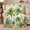 Sunny Palm Trees, variant on Tropical palm leaves botanical cream Flannel Blanket for bedroom sunroom living room reading nook Home Decor coastal greenery palm garden art Gift for plant lovers
