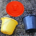 thumbnail image 4 of Beaupretty 2Pcs Heavy Duty Plastic Trash Can Covers Red Round Lids for Waste Bin, 4 of 8