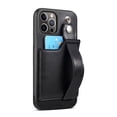 thumbnail image 5 of 3-in-1 Wrist Band Card Holder Bracket Mobile Phone Case Soft Handmade PU Leather Phone Protective Cover New, 5 of 5
