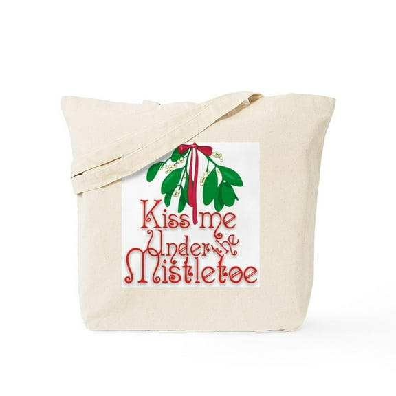 CafePress - Mistletoe Tote Bag - Unisex Canvas Tote Bag, Beige, 1-Piece