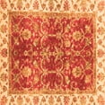 thumbnail image 1 of Ahgly Company Indoor Square Abstract Orange Modern Area Rugs, 8' Square, 1 of 4