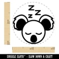 thumbnail image 2 of Sleepy Koala Head Self-Inking Rubber Stamp Ink Stamper - UV Ink - Mini 1/2 Inch, 2 of 7